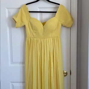 Yellow dress